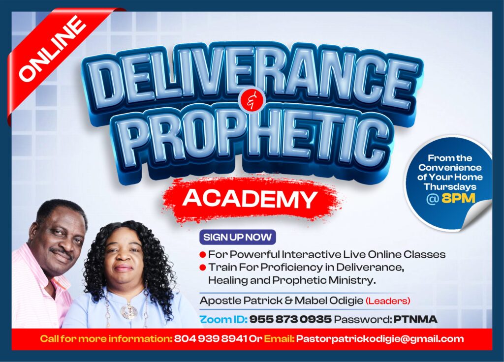 Deliverance & Prophetic Academy Live-Streaming