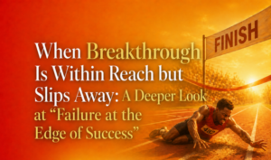 Read more about the article When Breakthrough Is Within Reach but Slips Away: A Deeper Look at “Failure at the Edge of Success”